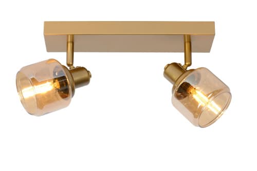 Lucide BJORN Прожектор потолочный 2xE14 Matt Gold / Brass 77979/02/02