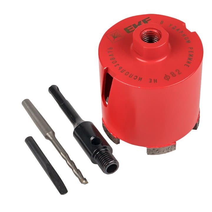 EKF PROxima Коронка алмазная DCH-82 Laser M16 SDS-Plus Expert — миниатюра 1