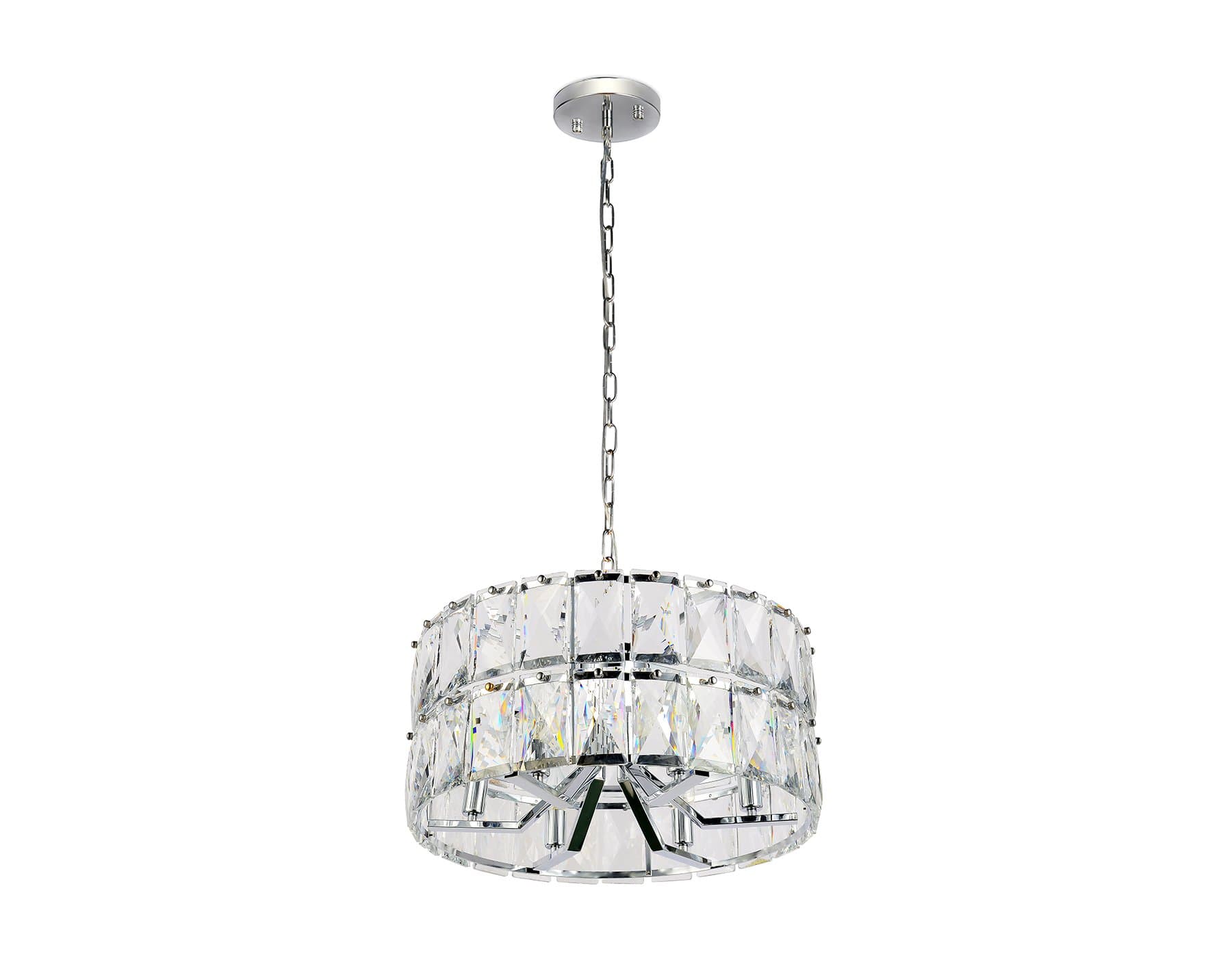 Ambrella Подвесная люстра TR5159/6 CH/CL хром/прозрачный E14/6 max 40W D520*945 — миниатюра 4