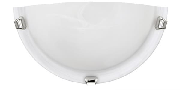 Eglo Бра SALOME, 1х60W (E27), L300, H150, хром/алебастровое стекло 7188 — миниатюра 1