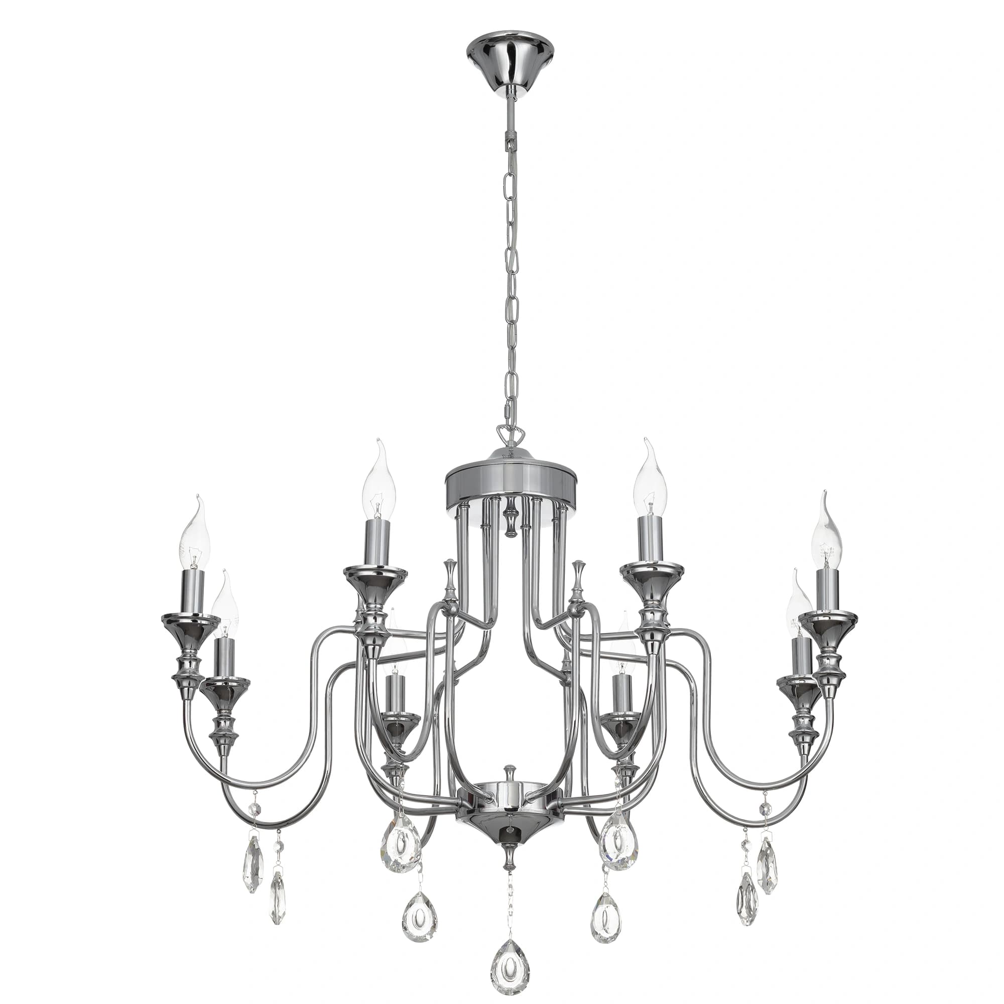 Citilux CL437181 Рига Хром Светильник Люстра — миниатюра 3