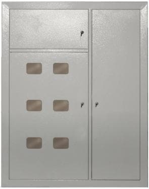 IEK Корпус металлический ЩЭ-6-1270 36 УХЛ3 IP31 — миниатюра 2
