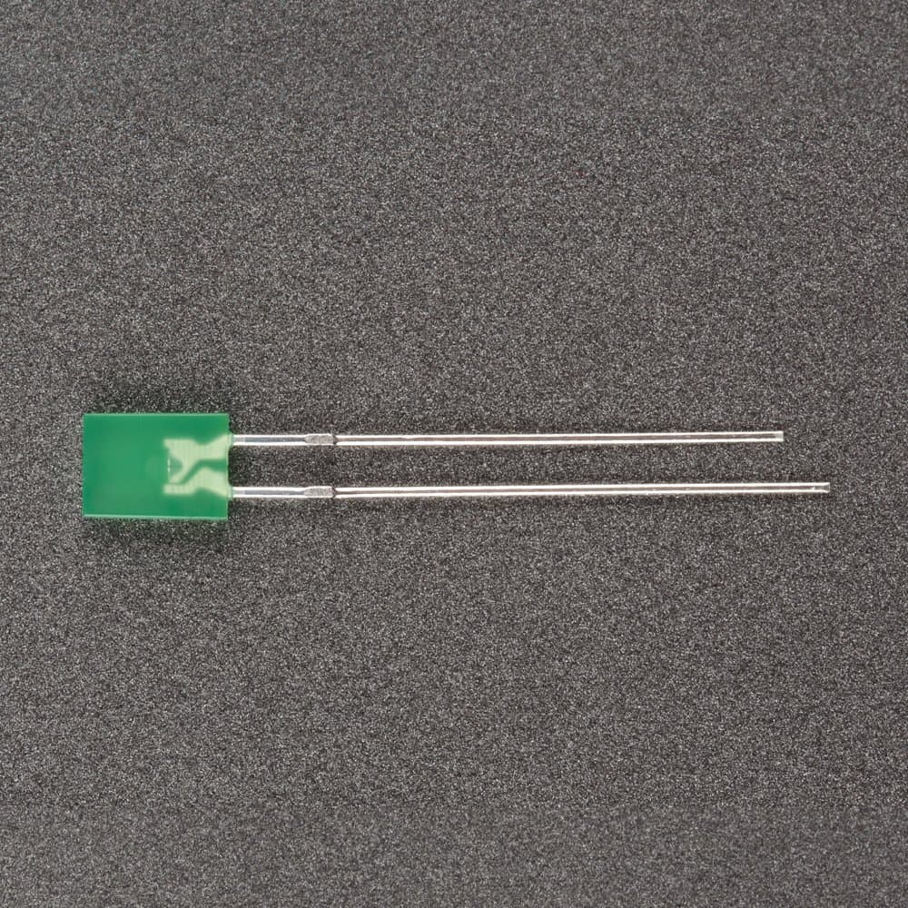 Arlight Светодиод ARL-2507UGD-100mcd (2x5мм (прямоугольный)) 004513 — миниатюра 2