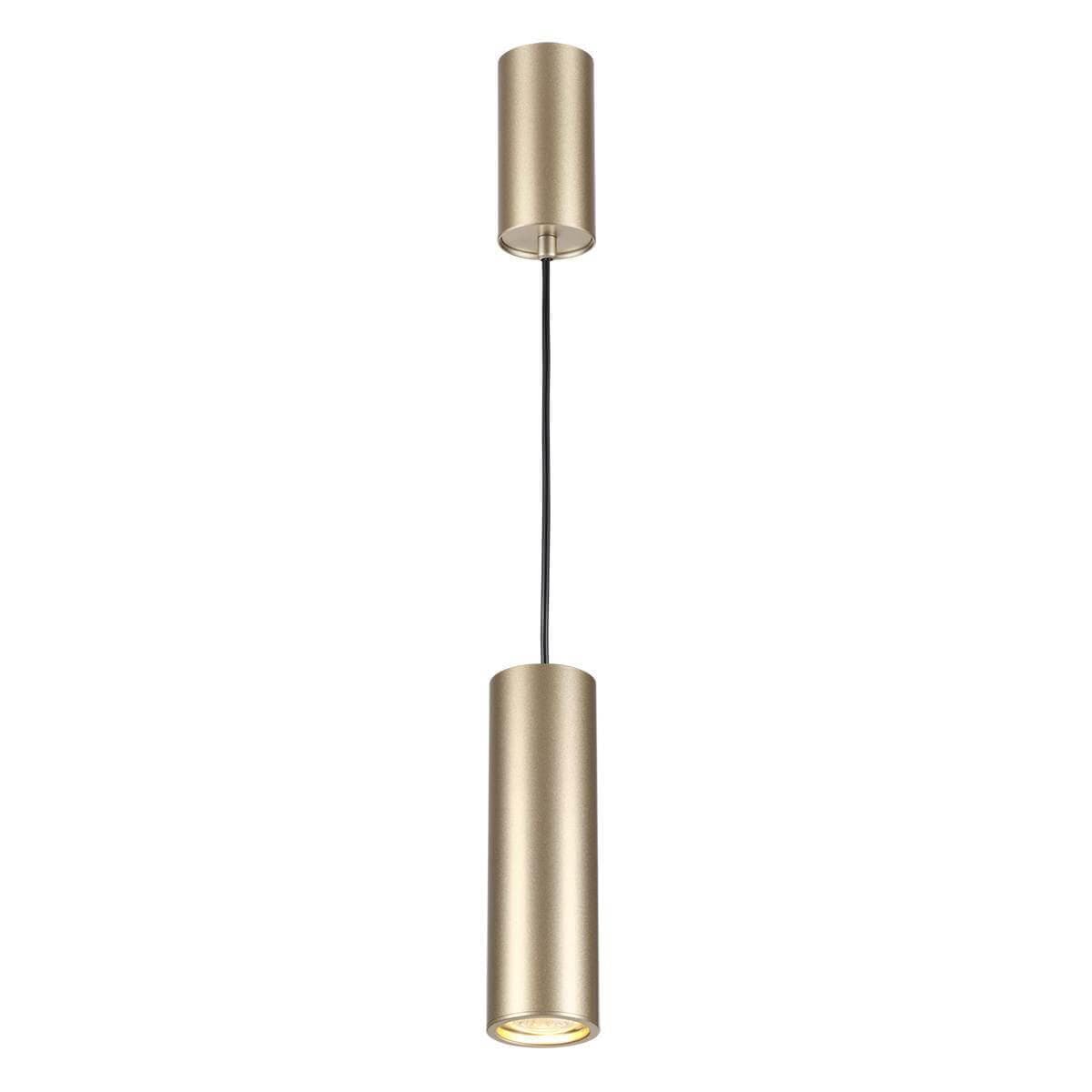 Odeon Light 3828/1C ODL19 подвесной/накладной Vincere золотистый /металл GU10 Х1 50Вт D60ХH200-1220