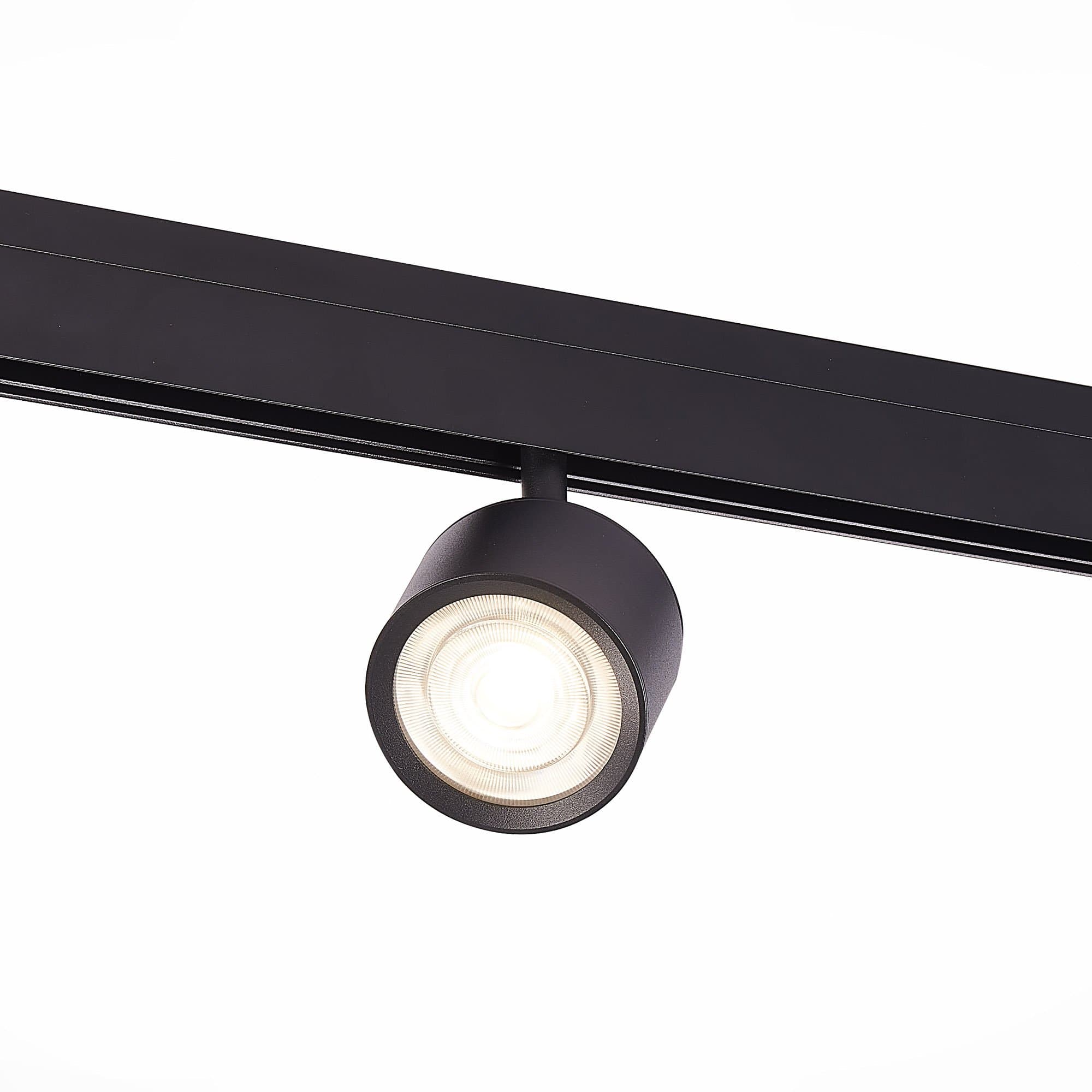 ST Luce ST353.436.06 Магнитный трековый светильник Черный LED 1*6W 3000K 560Lm Ra>80 36° IP20 L120xW81xH138 48V