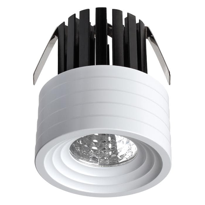 Novotech 357699 NT18 090 белый Встраиваемый светильник IP20 LED 3000K 3W 160-265V DOT