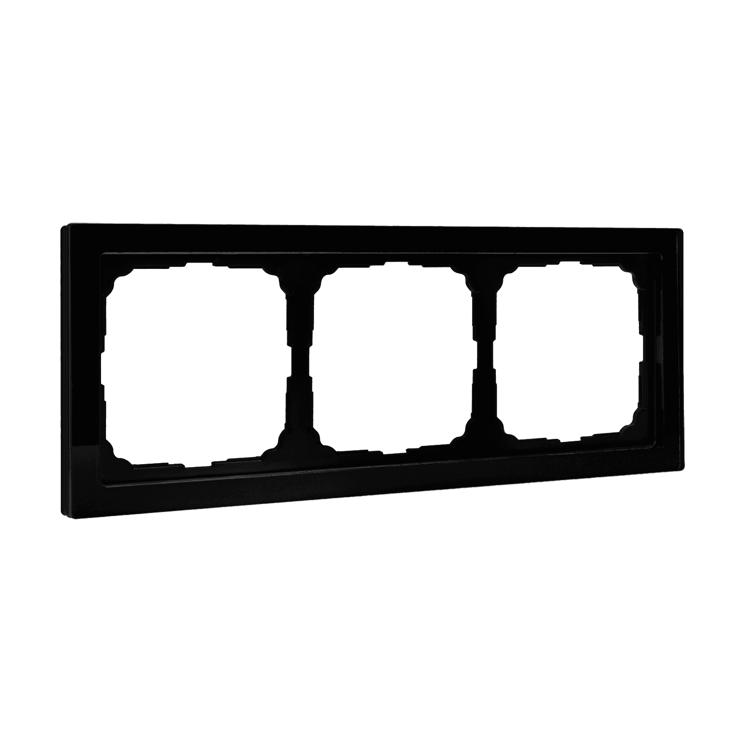 Systeme Electric ArtGallery Pure Органическое стекло Черный Рамка 3-ая — миниатюра 1