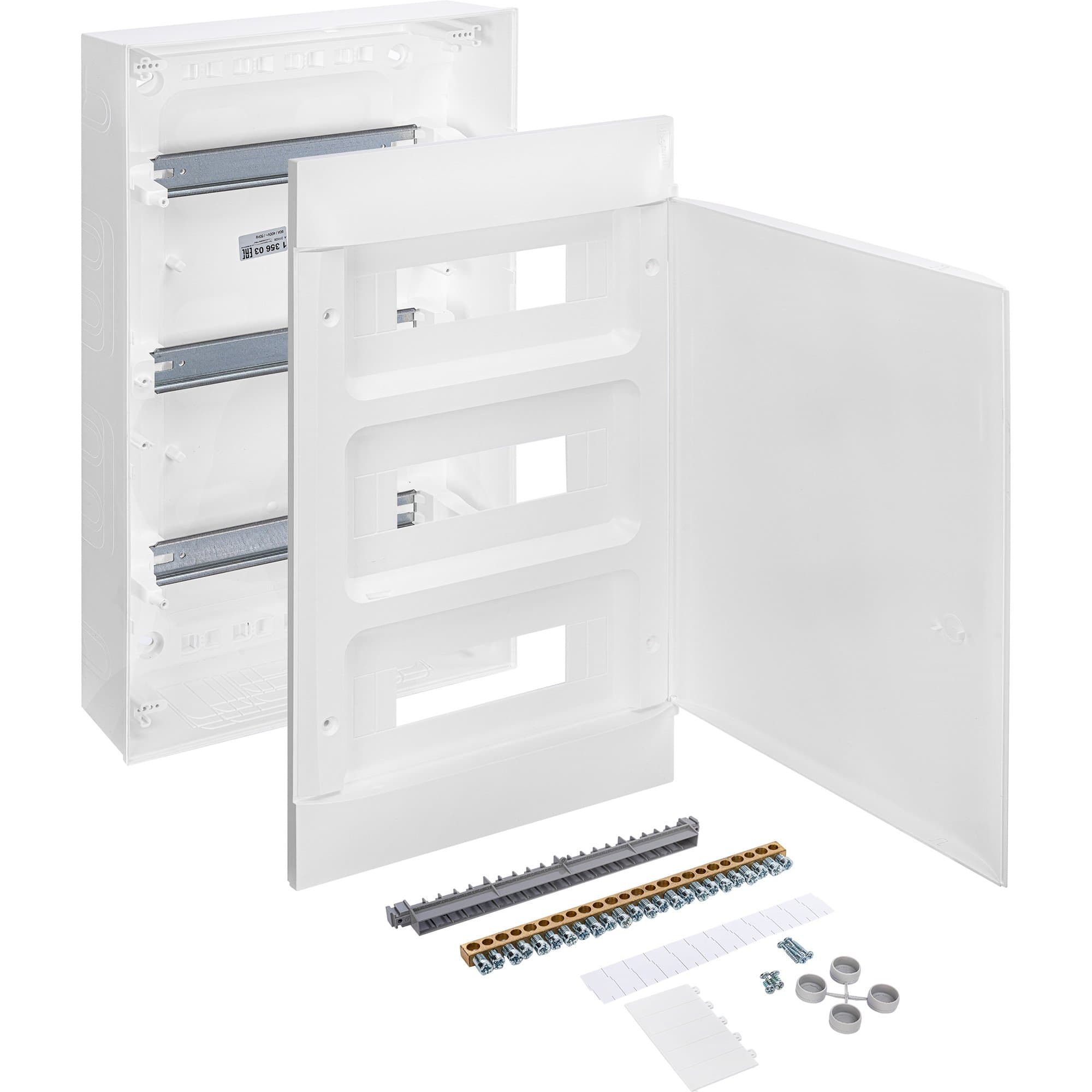 Legrand Practibox S Пластиковый щиток Навесной 3X12 Белая дверь 135603 — миниатюра 5