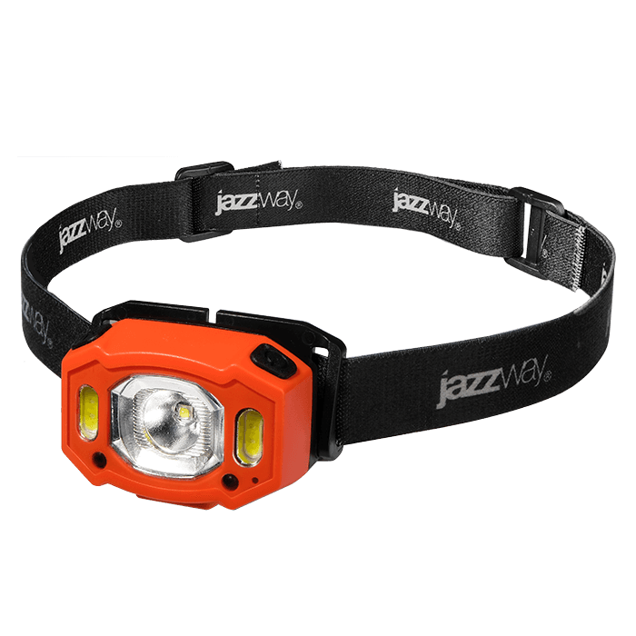Jazzway Фонарь налобный Фонарь AccuH3-L5W-og (оранж.) .5036673