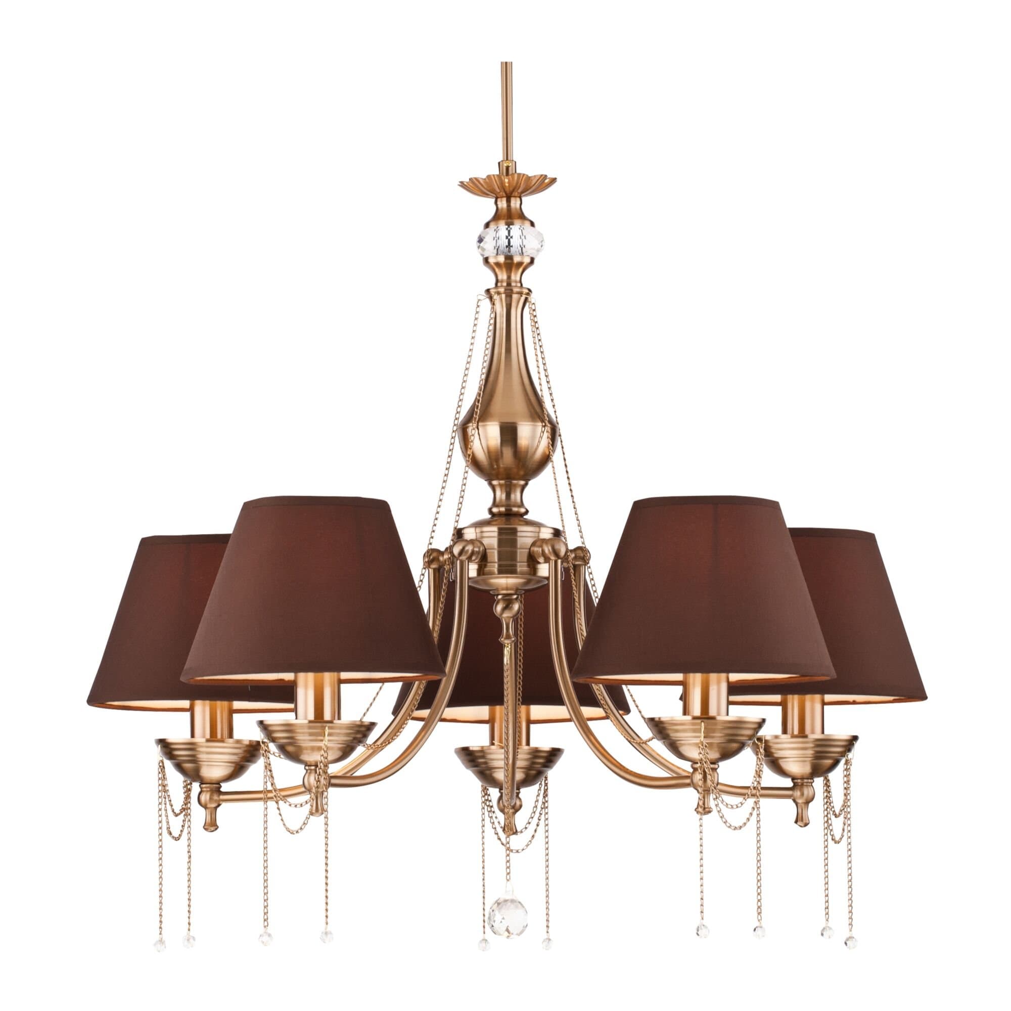 Maytoni Royal Classic Chester Латунь Люстра 5xE14 60W RC0100-PL-05-R — миниатюра 4