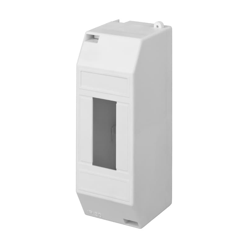 Бокс пластиковый КМПн 1/2 IP20 белый инд. штрих-код Rexant 11-0112