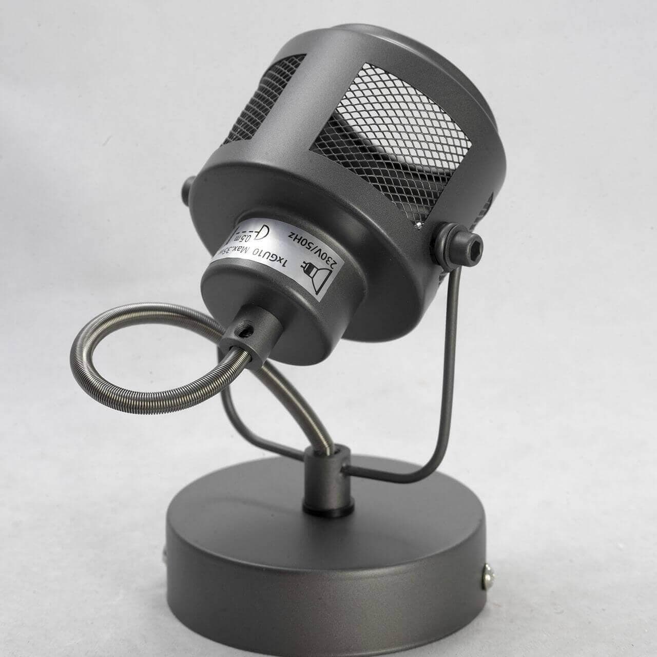 Lussole LOFT Металл Серый /  Металл Светильник настенно-потолочный GU10 35W LSP-8045 — миниатюра 4