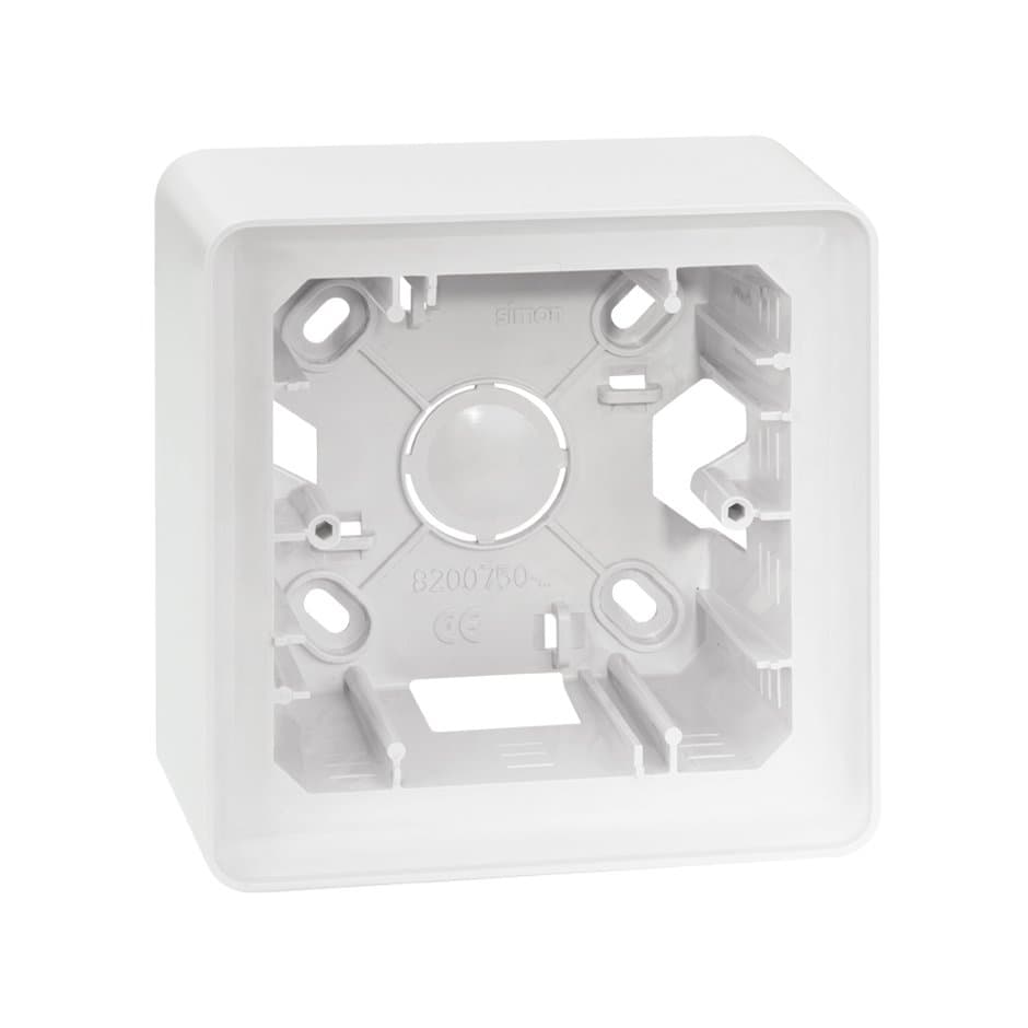 Simon 82 Detail Белая Коробка наружной установки 1-ая 8200750-030