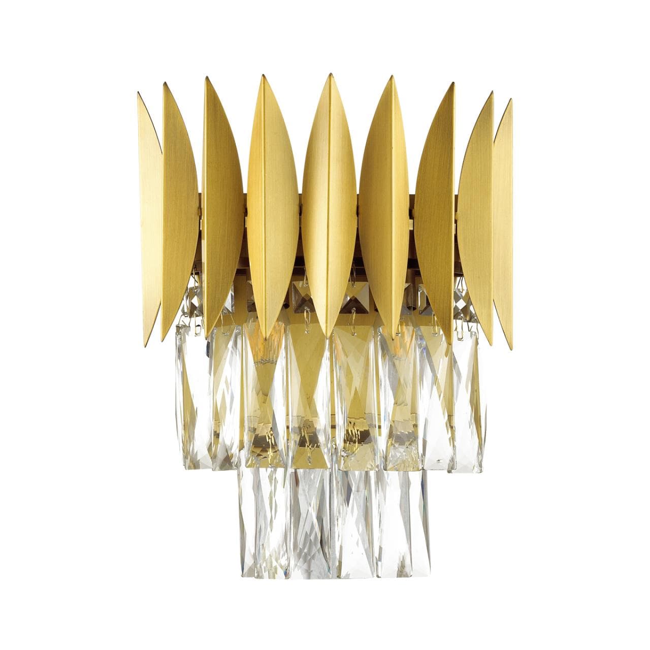 Odeon Light 4124/2W HALL ODL21 373 золото/хрусталь Бра E14 2*40W VALETTA — миниатюра 1
