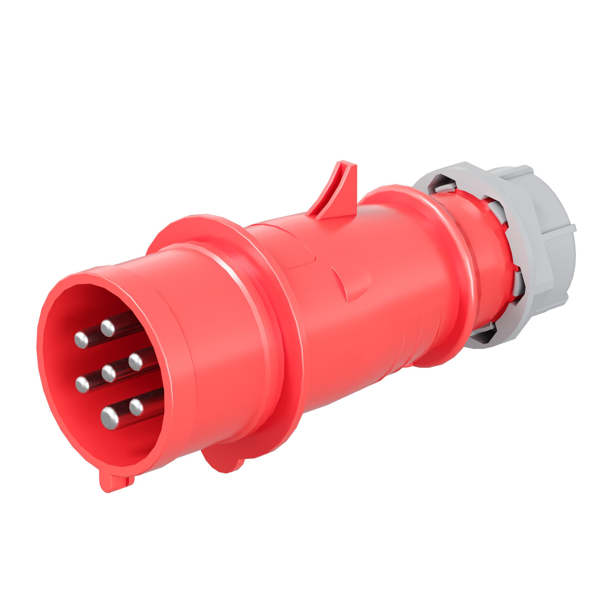 Вилка кабельная CP IP44 32A 6P+E 400В — миниатюра 1