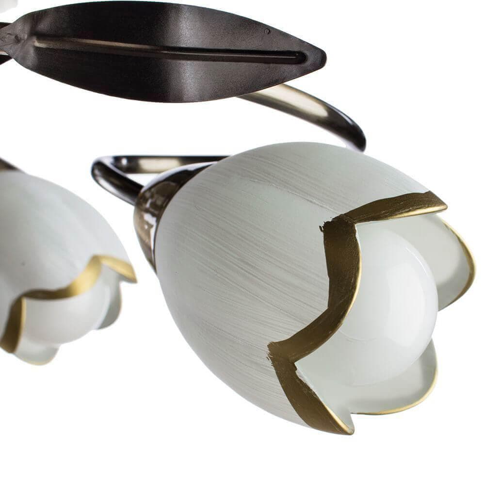 Arte Lamp Perce Бронза/Белый Светильник потолочный 6x60W 6xE14 A6061PL-6AB — миниатюра 6