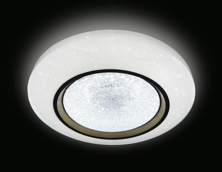 Ambrella Потолочный светодиодный светильник с пультом FS1233 WH/SD 48W D390*90 (ПДУ ИК)