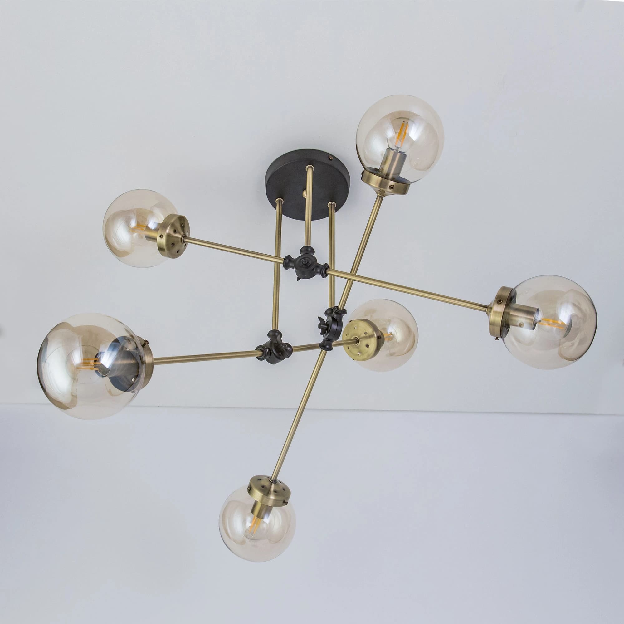 Citilux CL105165 Планета Черн+Дымч. Люстра — миниатюра 12