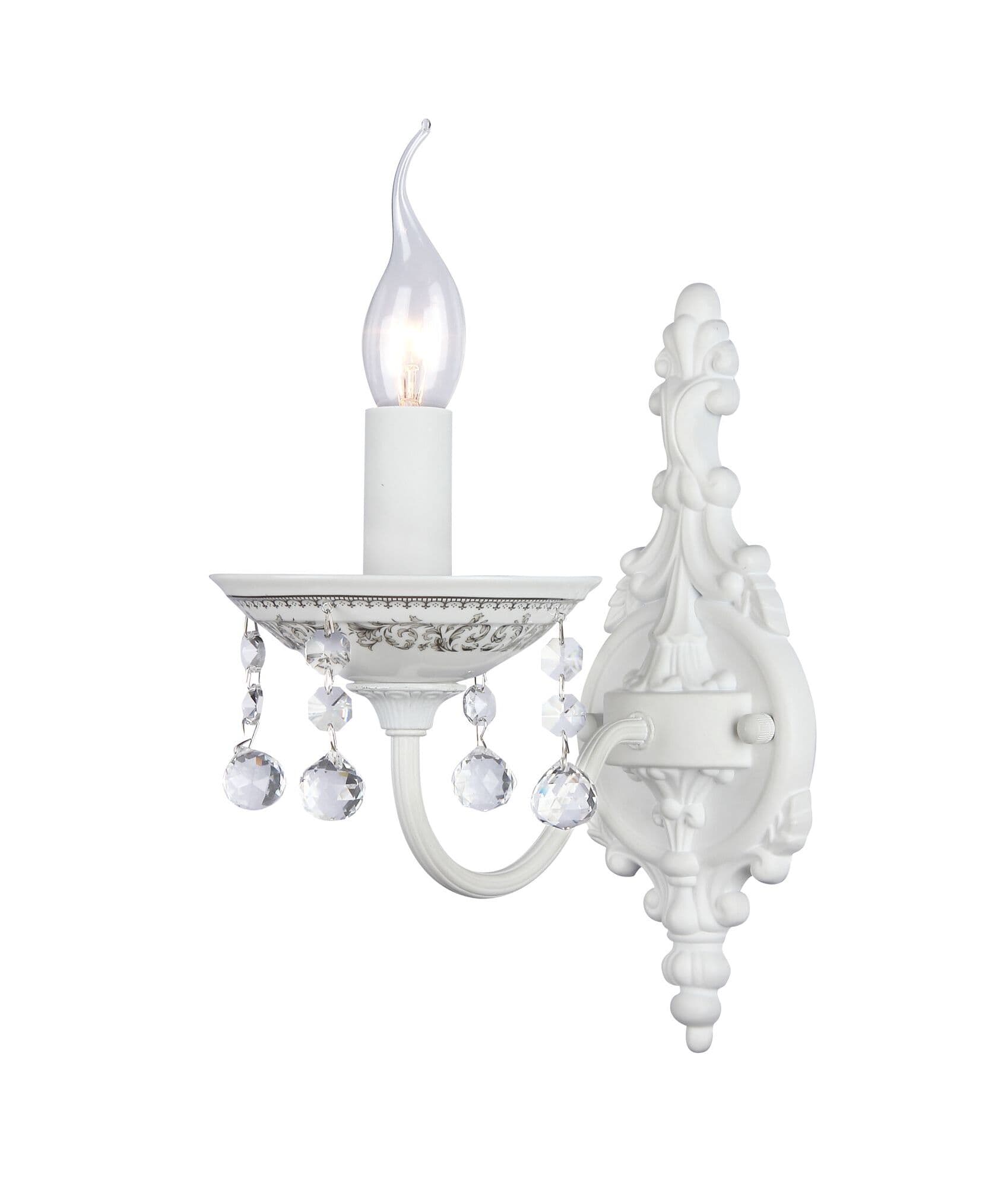 Maytoni Elegant Bellona Белый Бра 1xE14 60W ARM386-01-W — миниатюра 3