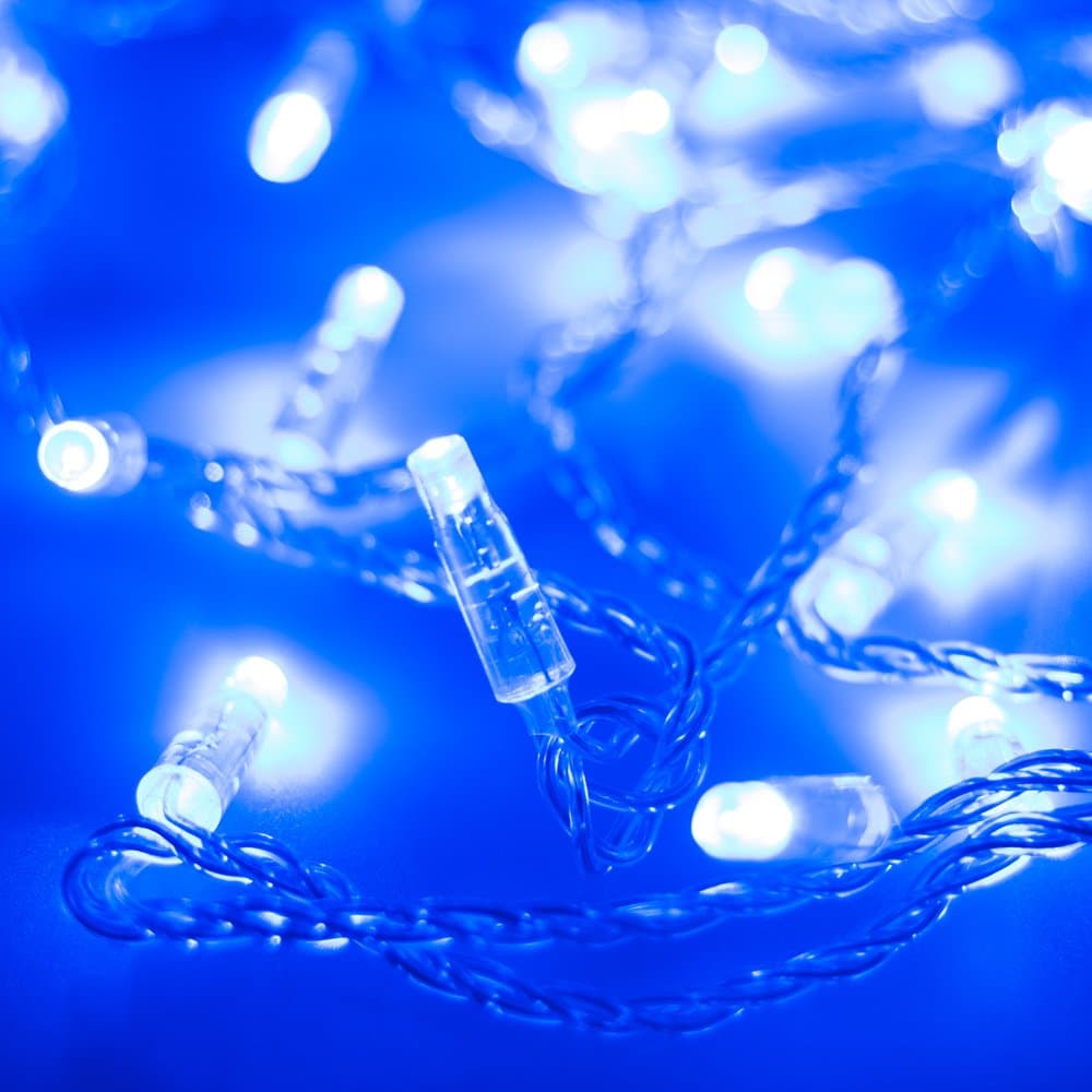 Arlight Светодиодная гирлянда ARD-STRING-CLASSIC-10000-CLEAR-100LED-STD BLUE (230V, 7W) (Ardecoled, IP65) 025787 — миниатюра 5