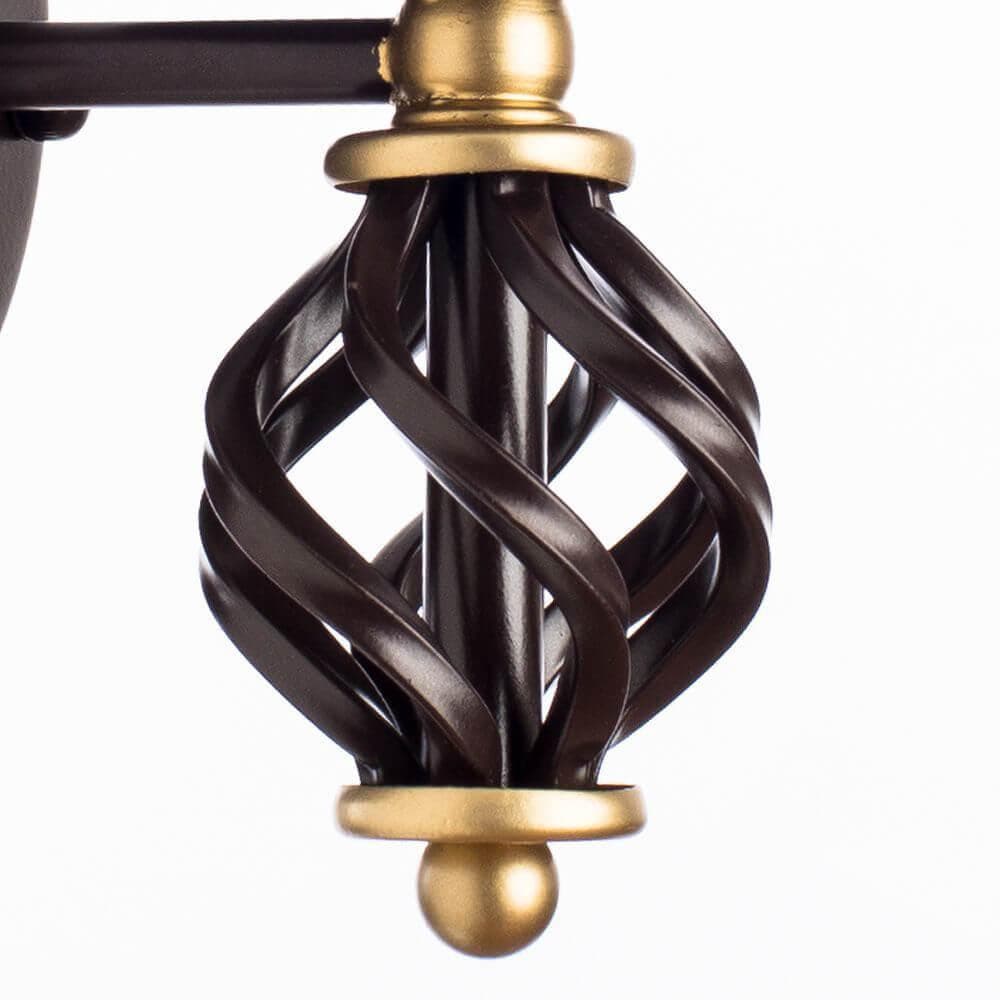 Arte Lamp Cartwheel Коричневый Бра 60W E14 A4550AP-1CK — миниатюра 2