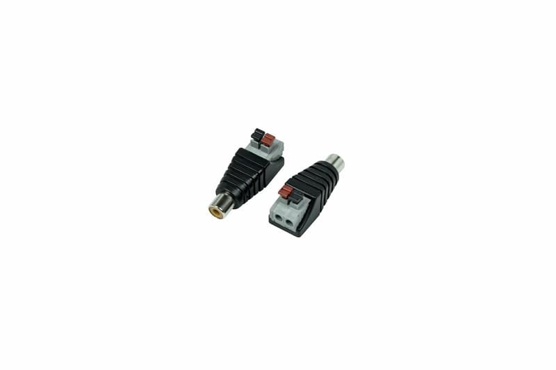 Разъем гн RCA с быстрозажимной колодкой (блистер) Rexant 14-0414-2