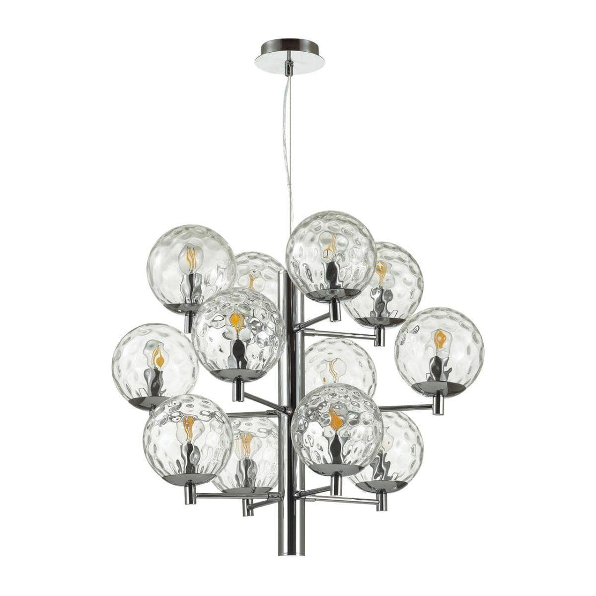 Odeon Light 4982/12 MODERN ODL22 323 хром/прозрачный/стекло Люстра E14 12*40W VERASA — миниатюра 1