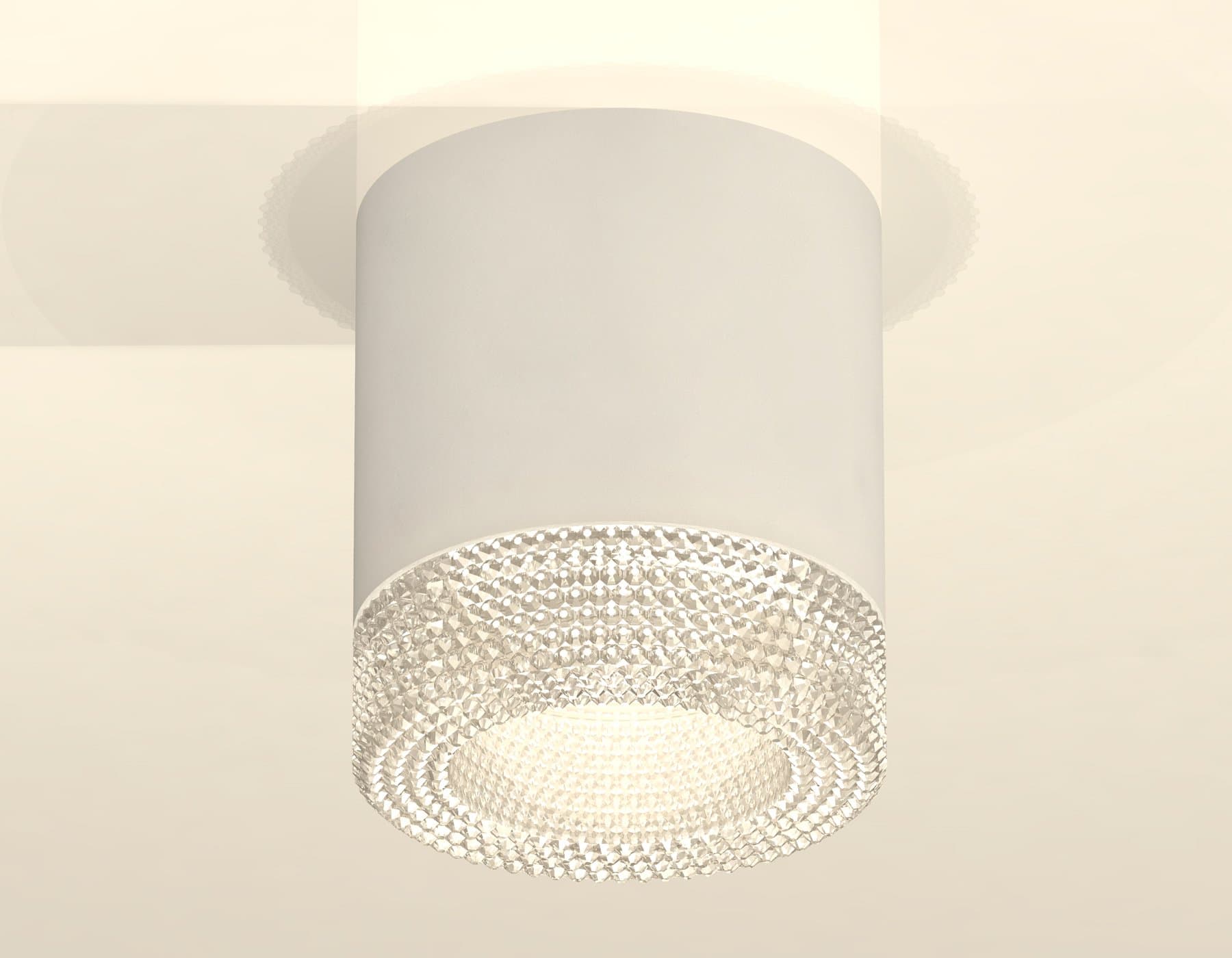 Ambrella Комплект накладного светильника XS7401020 SWH/CL белый песок/прозрачный MR16 GU5.3 (C7401, N7191) — миниатюра 2