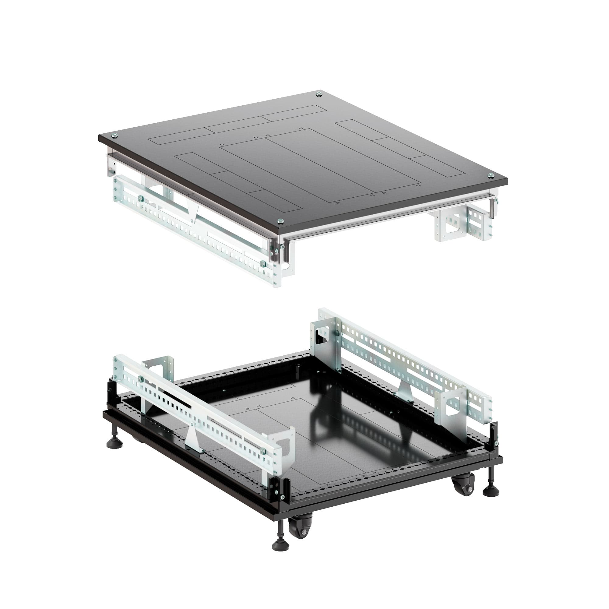 DKC Крыша основание преперфорированные IT-CQE 800x800, RAL9005 — миниатюра 2