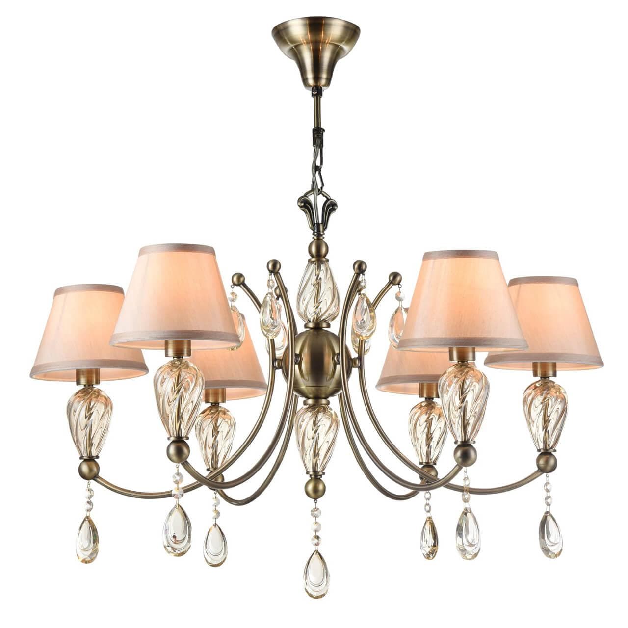 Maytoni Royal Classic Murano Бронза Люстра 6xE14 40W RC855-PL-06-R — миниатюра 10