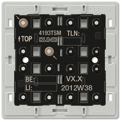 JUNG KNX кнопочный модуль универсальный, 3 группы 4193TSM