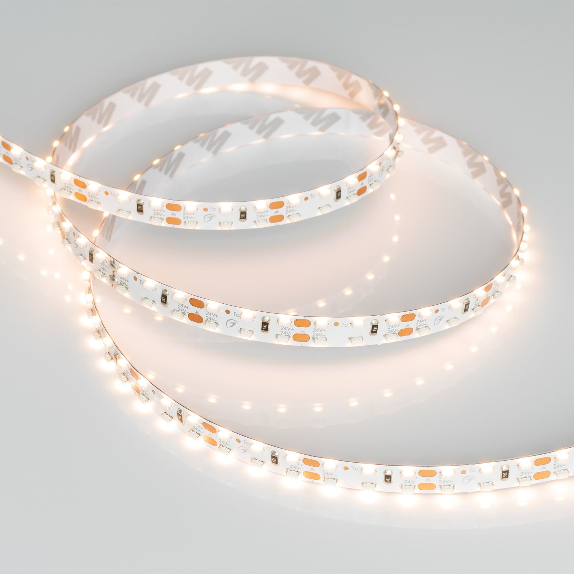 Arlight Светодиодная лента RS 2-5000 24V Warm3000 2x2 8mm (3014, 240 LED/m, LUX) (14.4 Вт/м, IP20) 024466 — миниатюра 2