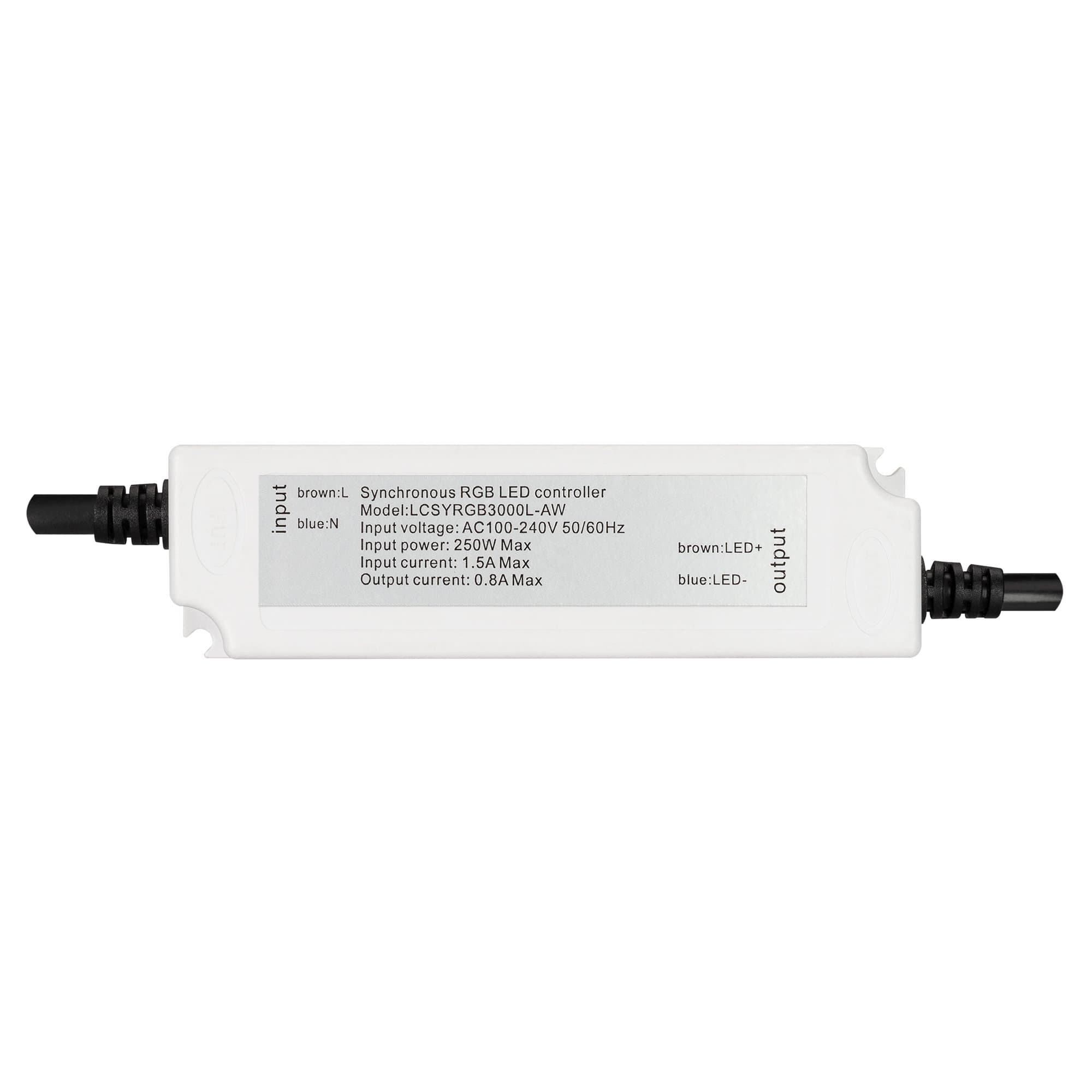 Arlight Контроллер ARD-CLASSIC-SYNC-RGB-3000LED Black (230V, 250W, RF ПДУ) (Ardecoled, Закрытый) 031212 — миниатюра 2