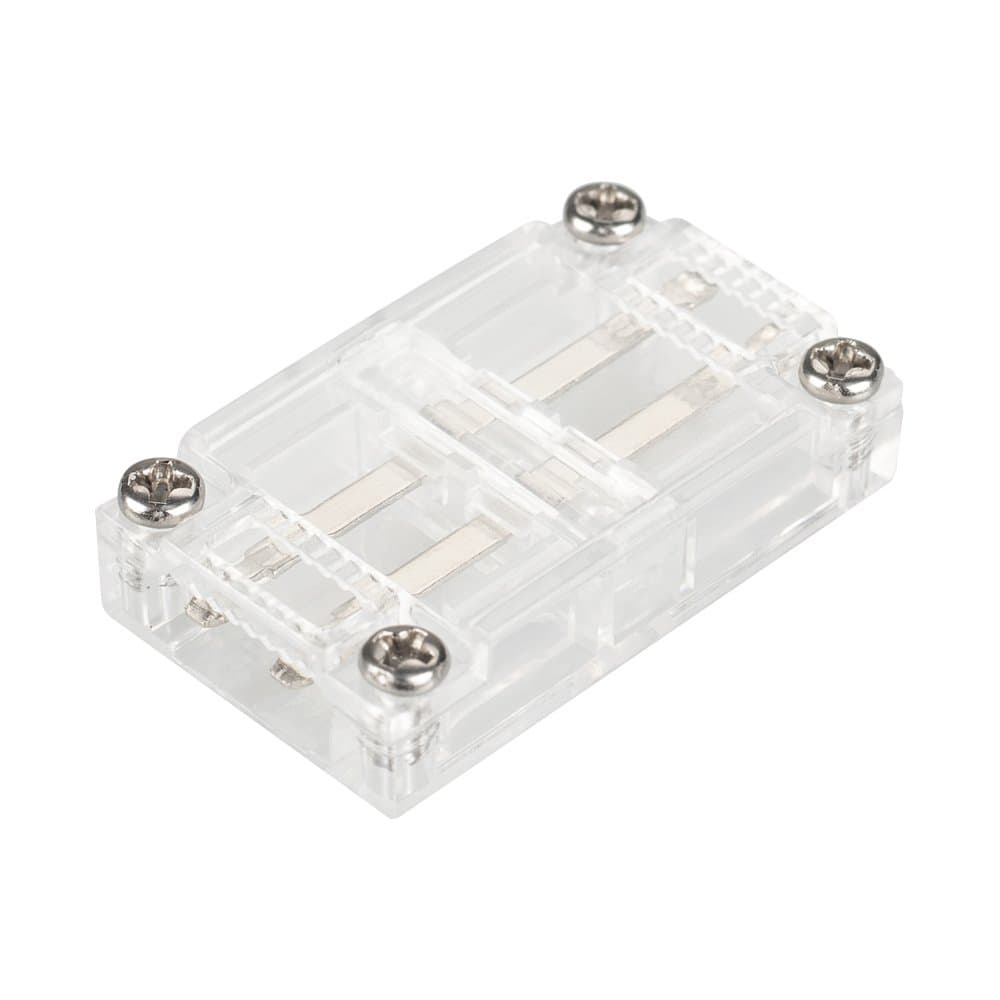 Arlight Коннектор прямой для ленты ARL-50000PV (15.5x6mm) прозрачный (Пластик) 027067 — миниатюра 1