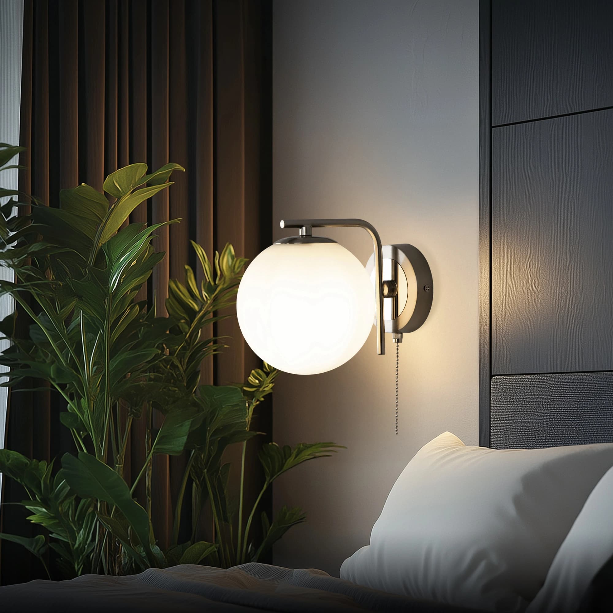 CITILUX CL102314 Томми Хром Матовый+ Белый Светильник Бра — миниатюра 11