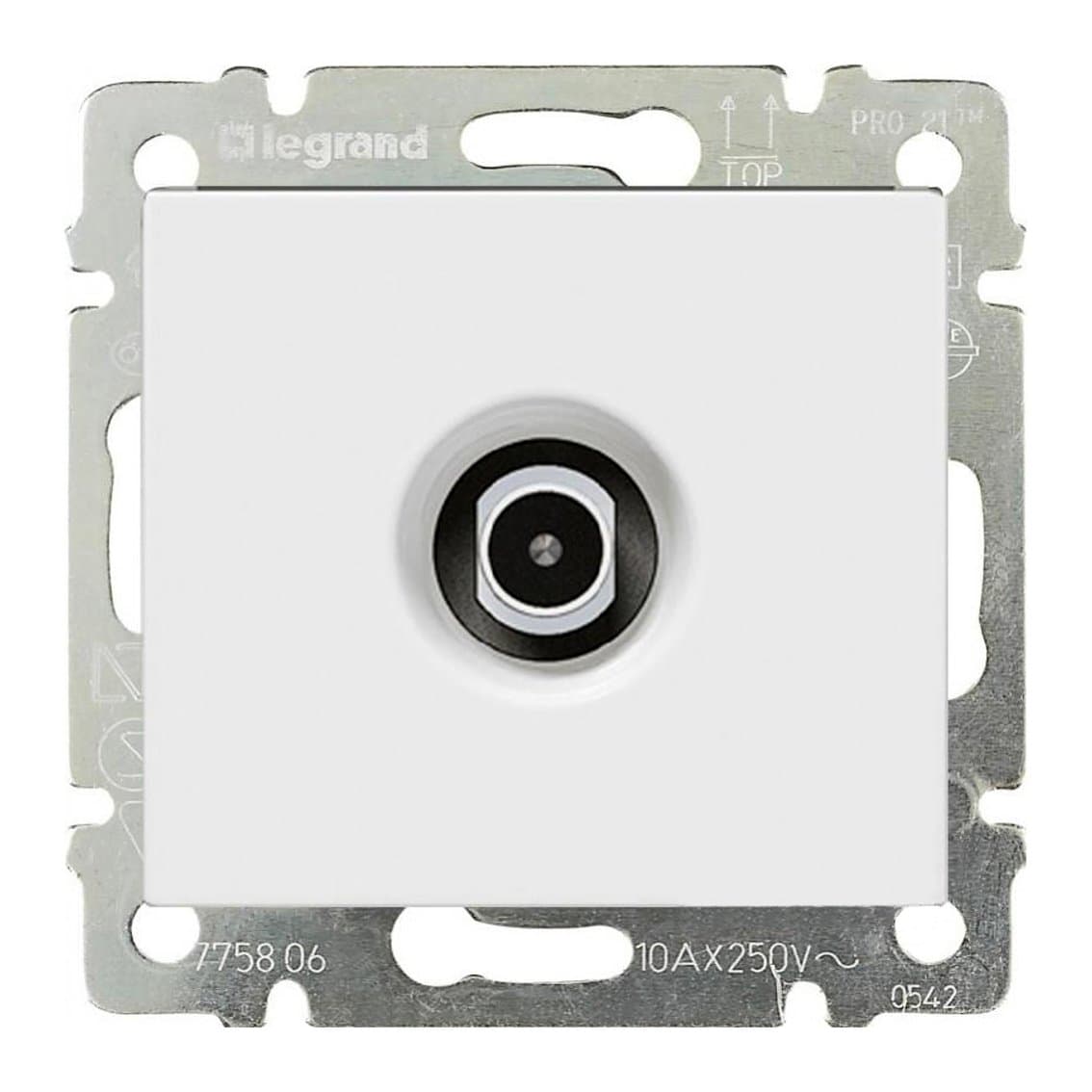 Legrand DIY Valena Бел Розетка TV оконечная, 10 дБ 694276 — миниатюра 3