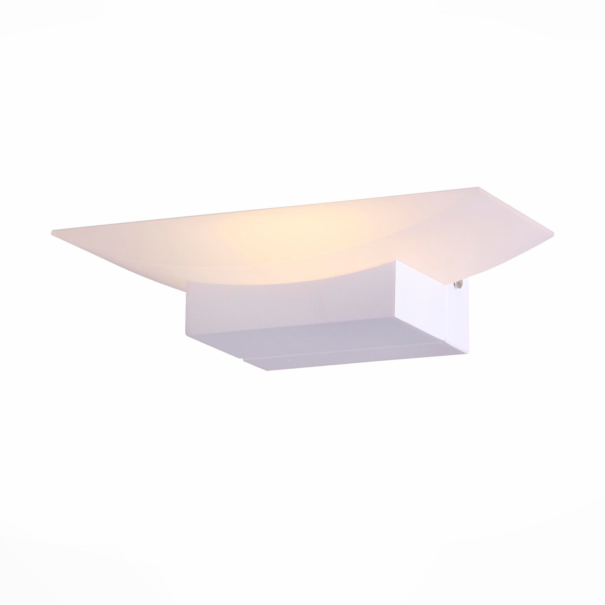 ST LUCE SL581.011.01 Светильник настенный  Белый/Белый LED 1*6W