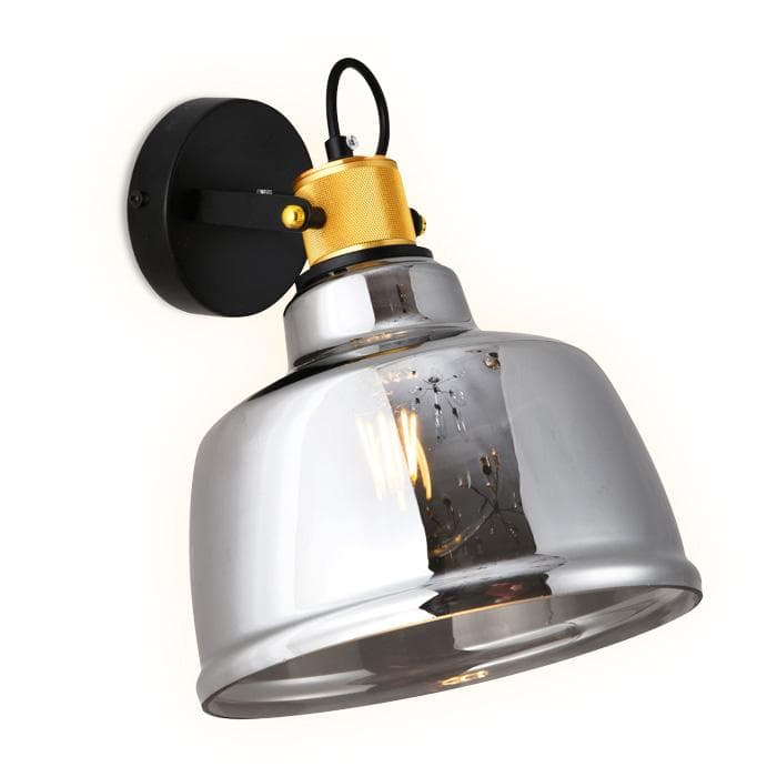 Ambrella Настенный светильник TR3522 SB/SM бронза/дымчатый E27 max 40W 220*280*320 — миниатюра 2