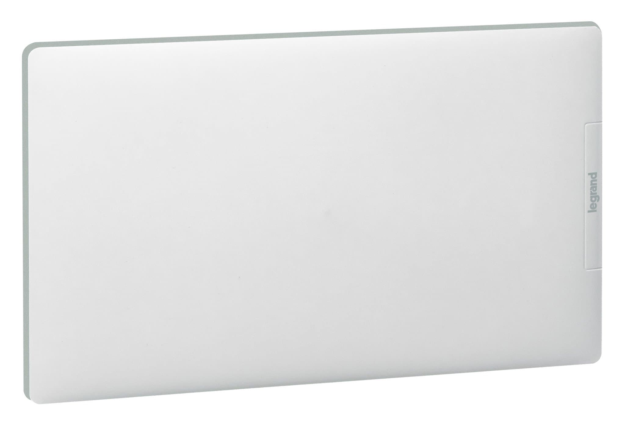 Legrand Practibox Бокс распределительный скрытого монтажа - IP40 IK07 - 1 рейка - 18М. - с клеммниками заземления и нейтрали - белая дверь 401766 — миниатюра 1