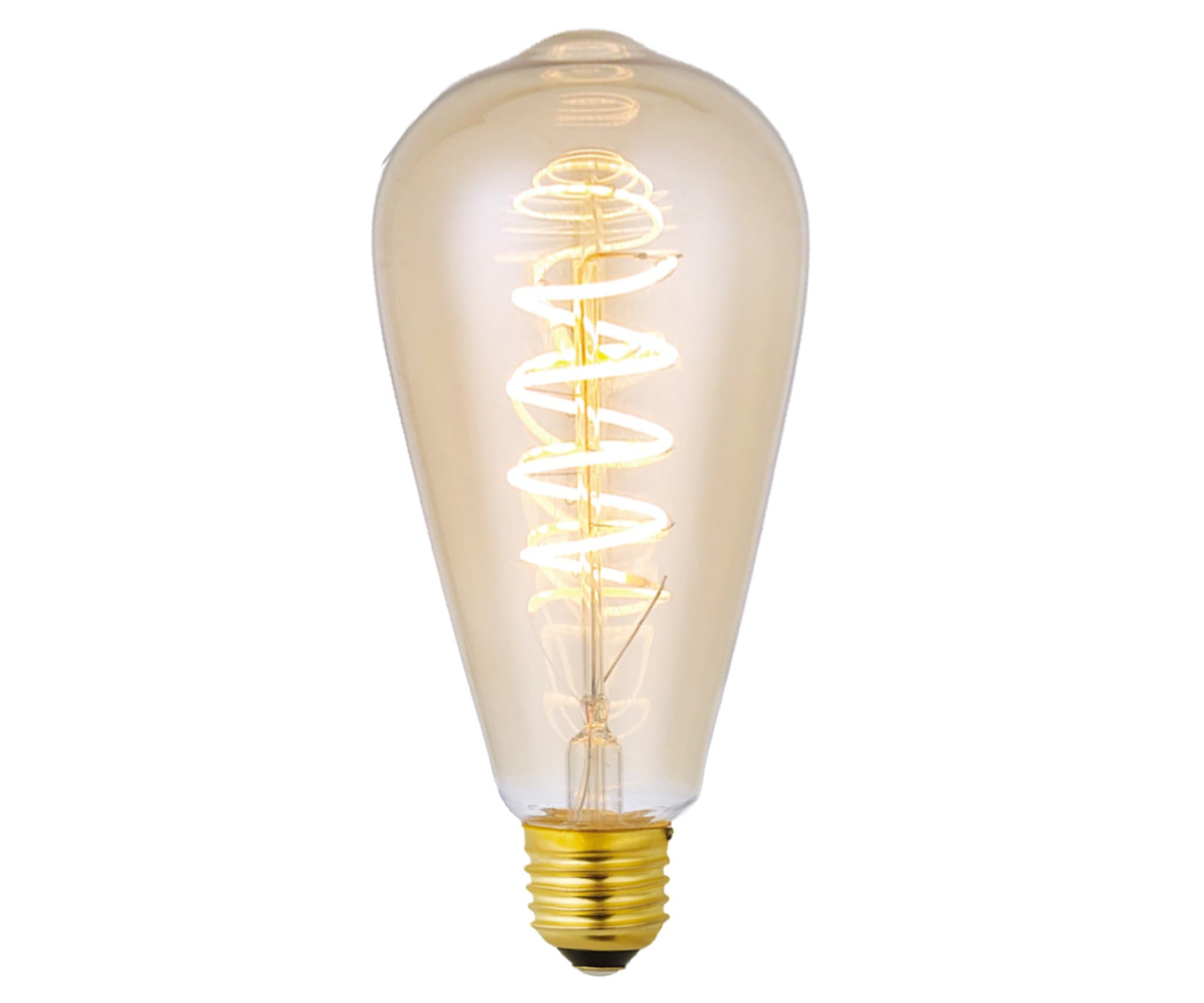 Kink Light 098646D,33 Led Лампа диммируемая золотая E27 6W (2200K)