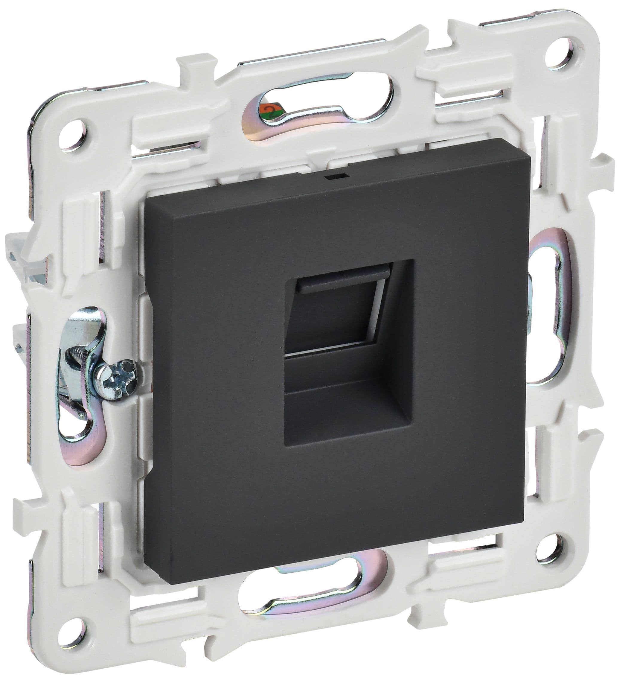 IEK SKANDY Графит Розетка компьютерная RJ45 кат.5E SK-K01G
