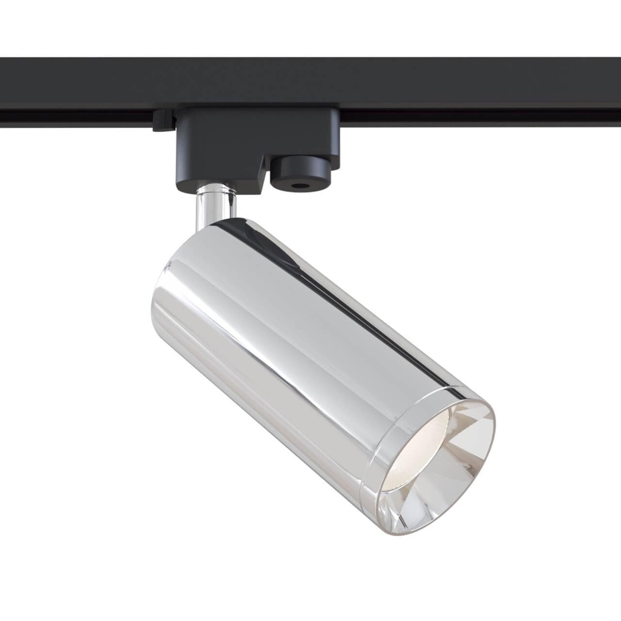 Maytoni Single phase track system Трековый светильник Хром TR004-1-GU10-CH — миниатюра 1