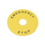 Systeme Electric Маркировка для кнопки аварийного останова "Emergency Stop" D90