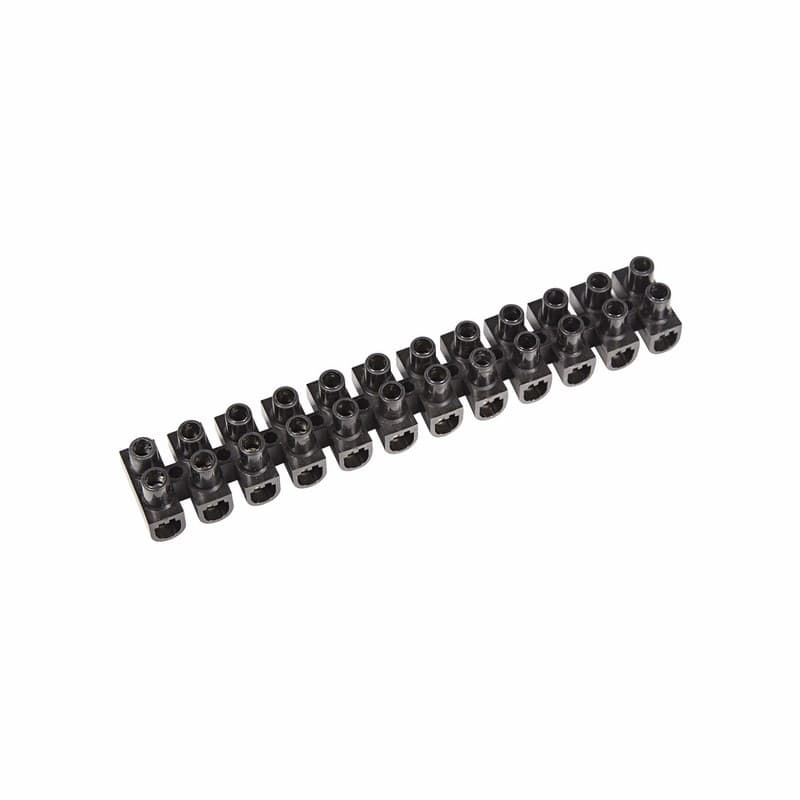 Колодка клеммная КВ-12 16А 12мм² PP(полипропилен) черный Rexant 07-5012-2