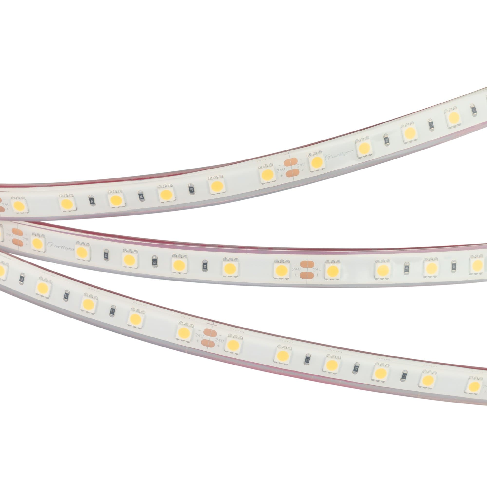 Arlight Светодиодная лента герметичная RTW-PFS-B60-13mm 24V Warm3000 (14.4 W/m, IP68, 5060, 5m) (-) 033788 — миниатюра 1
