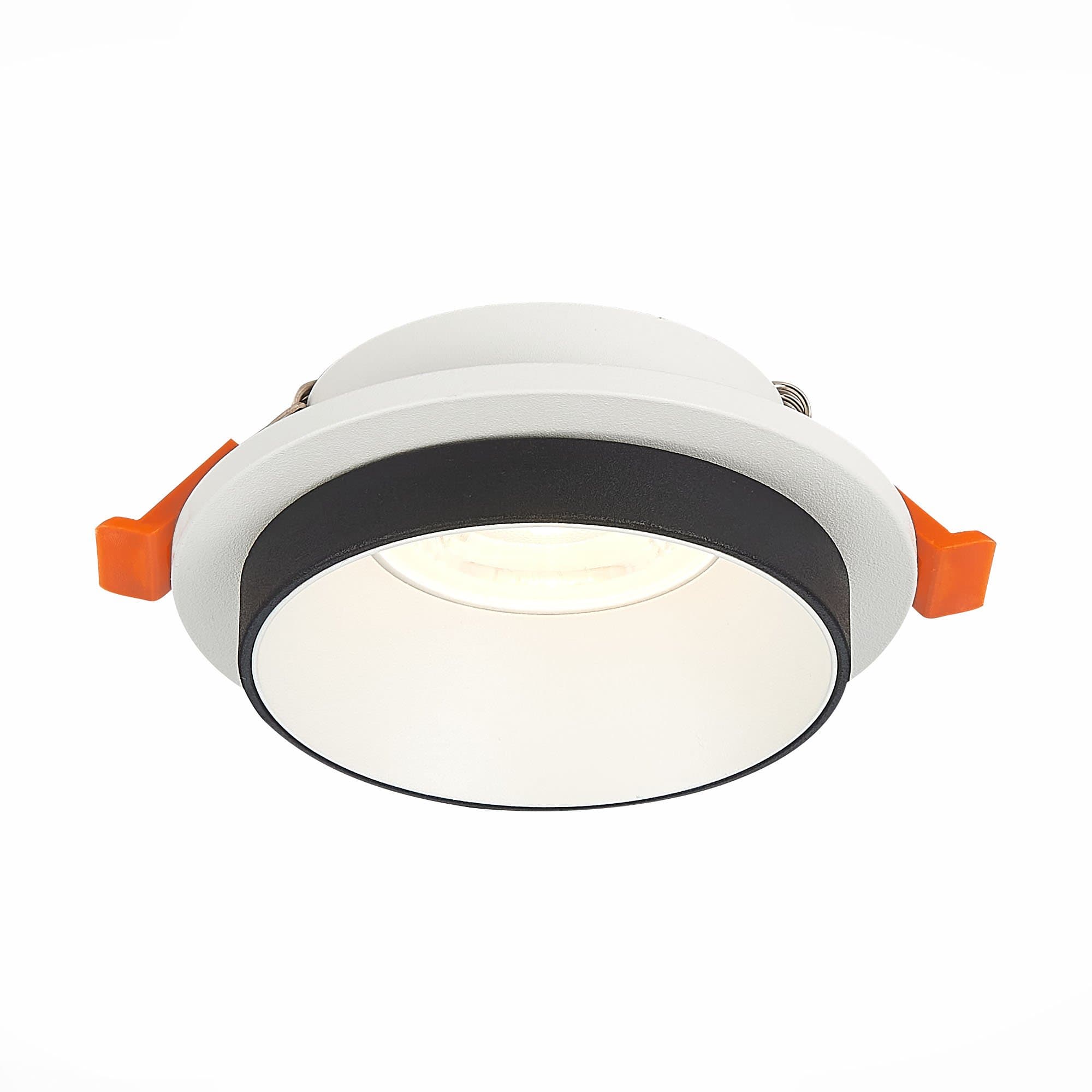 ST Luce ST206.508.01 Светильник встраиваемый Мат. белый GU10 1*50W D92xH41 220V Без ламп