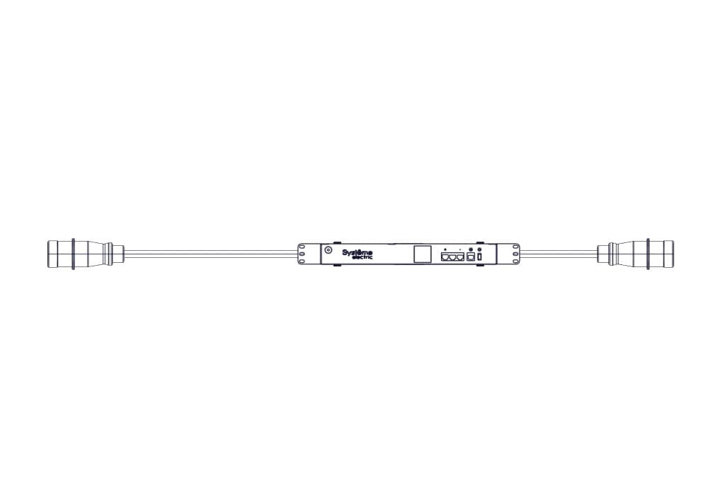 Systeme Electric БРП, с мониторингом, серия Uniprom, 0/1U, 400В, 3Ф, 16A, вход IEC309, выход IEC309