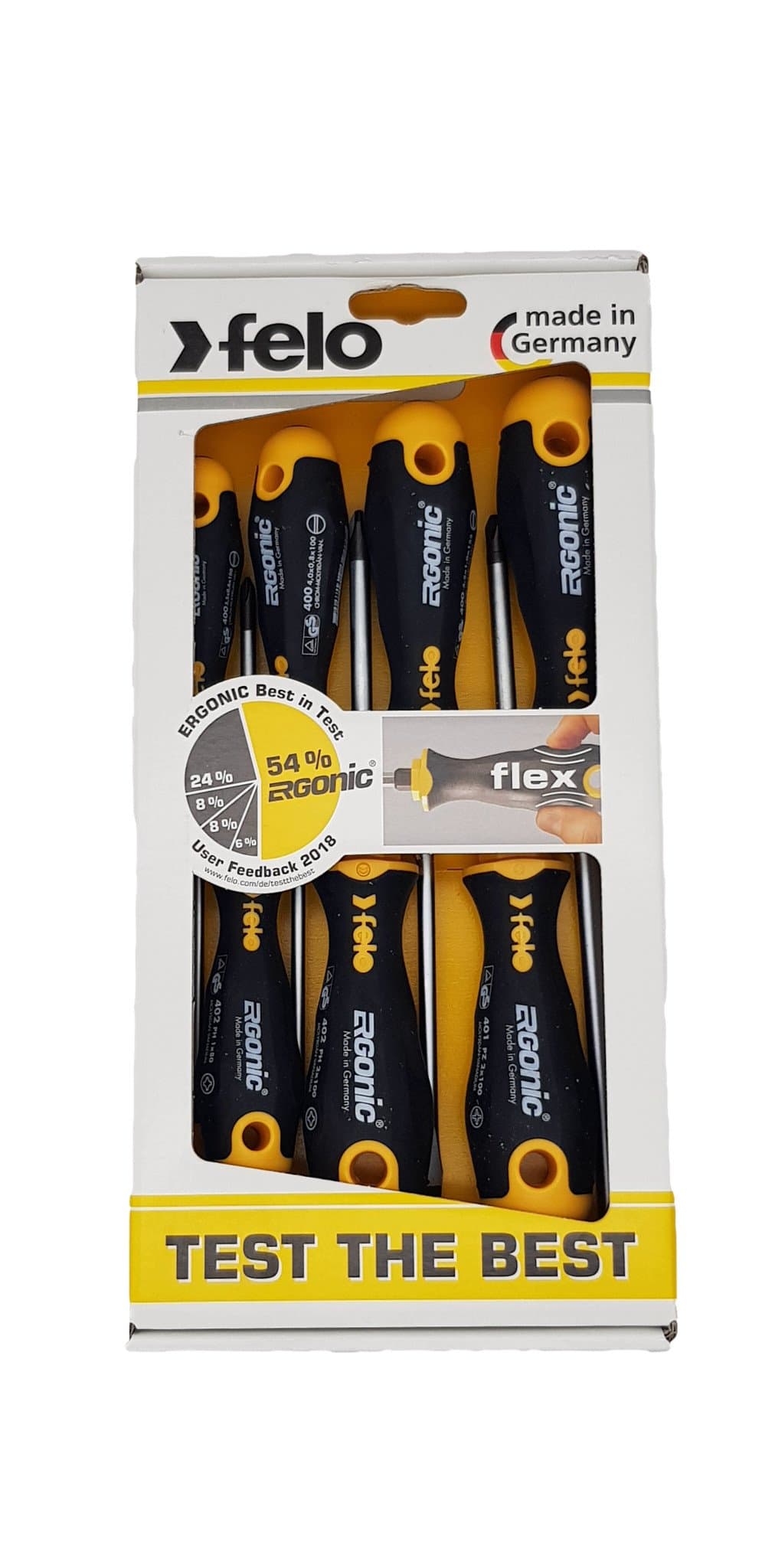 Felo Набор отверток Ergonic 7 шт 40097118 — миниатюра 1