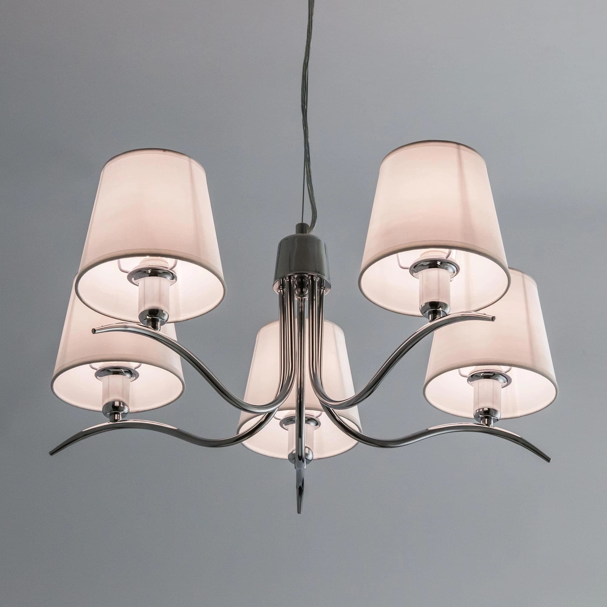 Citilux CL439151 Эмма Хром+Белый Светильник Люстра — миниатюра 5