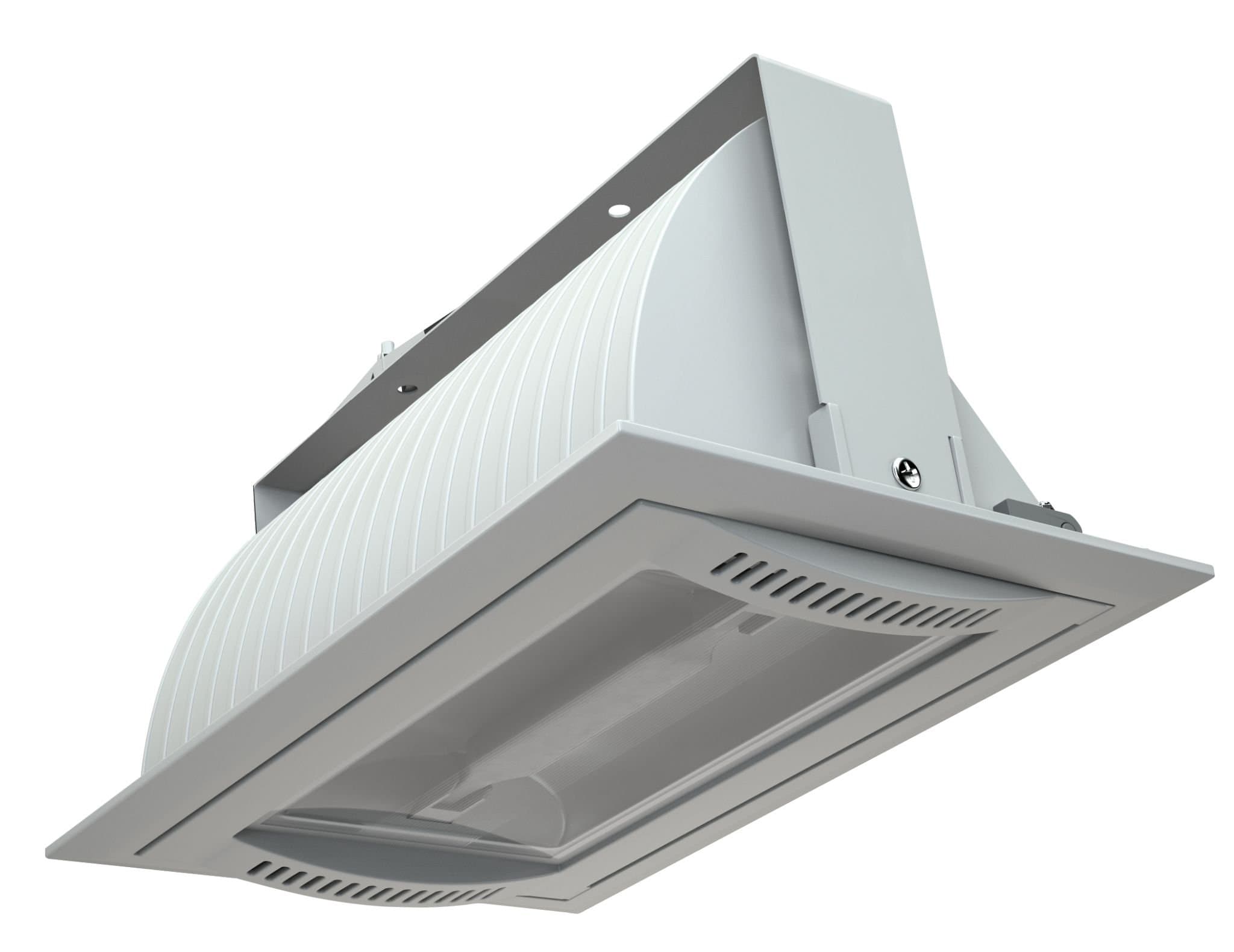 СТ DLR 150 Светильник враиваемый downlight 1x150W RX7s (лампа МГЛ, повор, прямоуг) с пла.боксом 1199000060 — миниатюра 2
